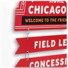 MLB Chicago Cubs Baseball Field Metal Panel - 4 of 4