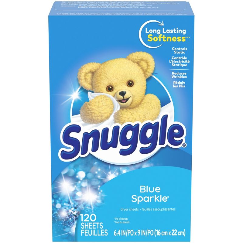 Snuggle Blue Sparkle Fresh Scent Dryer Sheets, 3 of 14