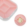 Unique Bargains 5 Grid Portable Pill Case 1 Pc - 3 of 4
