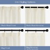 Awesome Home Madison Pinch Pleat Single Curtain Panel with Hooks and Rings, 38"X84", Gold - 2 of 4