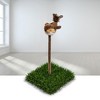 Interactive Spiral Spring Bird Cat Toy – Feather Teaser with Chirping Sound, Realistic Bird Design for Indoor Cats & Kittens, Self-Play Exercise Toy - 2 of 4