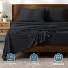 Premium 4 Way Microfiber Stretch Knit Sheet Set by Bare Home - 2 of 4