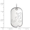 Black Bow Jewelry 14k White Gold Alabama Crimson Tide NCAA Pendant - 2 of 3