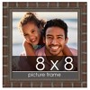 PosterPalooza | 8x8 Modern Bamboo Picture Frame, UV Acrylic, 5 Finishes - 2 of 4