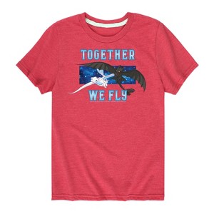 Boys' - How to Train Your Dragon - Together We Fly Short Sleeve Graphic T-Shirt - 1 of 4