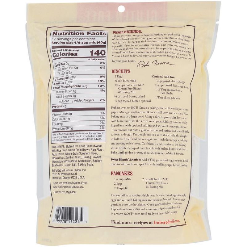 Bob's Red Mill Gluten Free Biscuit & Baking Mix - Case of 4/24 oz, 3 of 7