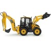 Komatsu WB97S-8 Backhoe Loader Yellow 1/50 Diecast Model by Universal Hobbies - 3 of 4