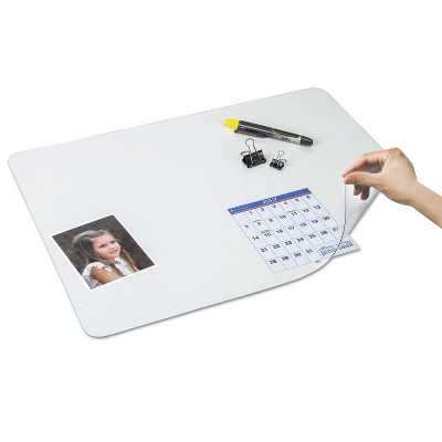 Clear Vinyl Hinged Desk Protector 21 x 17