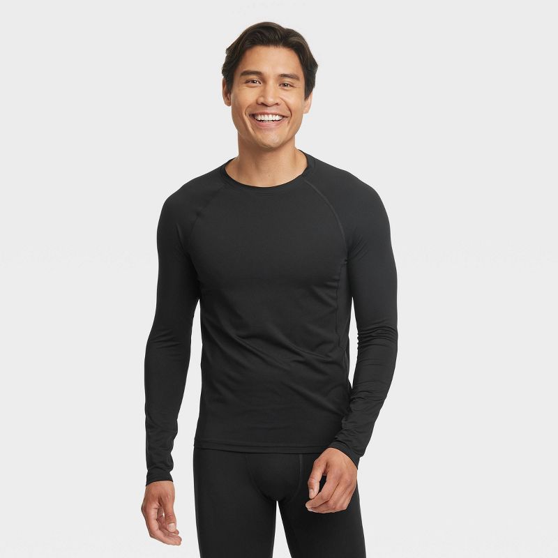 Men&#39;s Fitted Long Sleeve T-Shirt - All In Motion&#8482;, 1 of 5