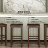 Now Furniture 30" Bar Stool, Wooden Backless Bar Height Kitchen Stool - 3 of 4