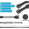 LunaLulinlk Spring Tension Rods 16-28 Inches Tension Curtain Rod Adjustable Expandable Heavy Duty Steel Small Short Tension Curtain - 3 of 4