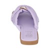 GC Shoes Perri Knotted Cross Strap Squared Toe Slide Flat Sandals - 3 of 4