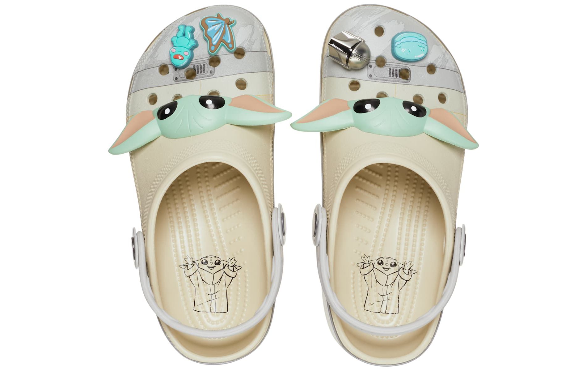 Crocs Adult Star Wars Baby Yoda Grogu Classic Clogs