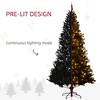 TopComfy Christmas Tree Stand 7.5ft Prelit Douglas Fir Artificial Christmas Tree with Realistic Branches, Black, 47.3"*47.3"*88.5" - 4 of 4