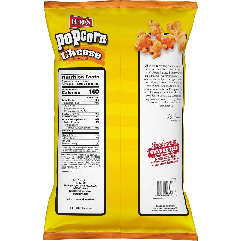 Herr&#39;s Cheese Flavored Popcorn - 6oz, 3 of 6