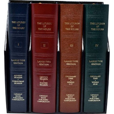 Liturgy of the Hours (Set of 4) - Large Print by  International Commission on English in the Liturgy (Hardcover)