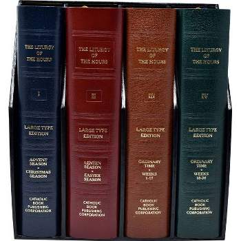 Liturgy of the Hours (Set of 4) - Large Print by  International Commission on English in the Liturgy (Hardcover)