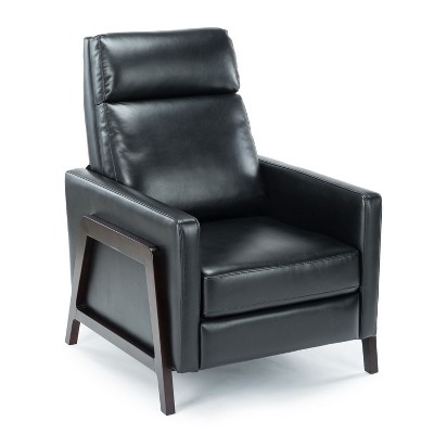NicBex Leather Accent Chair,Upholstered Living Room Chair with High Backrest,Mid-Century Armchair,Push-Back Accent Chairs for Living Room