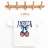 The Juniper Shop America Flag Cherries Coquette Youth Short Sleeve Tee - 3 of 4
