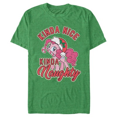 Men's My Little Pony: Friendship is Magic Christmas Pinkie Pie Naughty or Nice T-Shirt