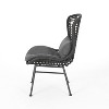 Christopher Knight Home Habra Wicker Iron Frame Club Chairs with Cushions - 4 of 4