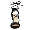 Allegra K Women's Back to College Lace Up Block High Heels Sandals - 3 of 4