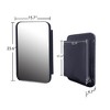 CAVINAS Wall Mounted Bathroom Storage Cabinet,Medicine Cabinet with Mirror and Adjustable Shelves for Bathroom - 3 of 4