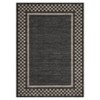 Modern Border Machine Washable Stain Resistant Rug for Living Room Bedroom - 4 of 4