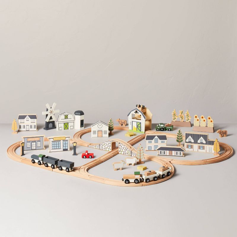 Toy Train Track Set - 84pc - Hearth &#38; Hand&#8482; with Magnolia, 1 of 5