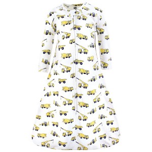 Hudson Baby Long Sleeve Cotton Jersey Sleeping Bag, Sack, Blanket, Construction - 1 of 2