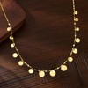 Ross-Simons Italian 1.5mm 10kt Yellow Gold Graduated Circles Lumachina Chain Necklace - 3 of 4