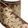 Embroidered Damask Wired Ribbon - 3 of 3