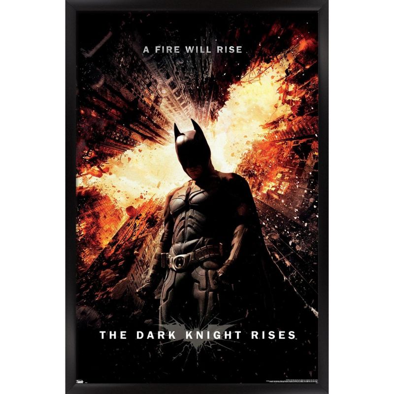 Trends International DC Comics Movie - The Dark Knight Rises - One Sheet Framed Wall Poster Prints, 1 of 7