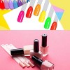 150 Pcs Clear Nail Swatch Sticks with Ring, Fan Shape Nail Art Tips, False Nail Sample Sticks - 2 of 4