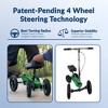 KneeRover All Terrain Fusion Patented Knee Scooter with 4 Wheel Steering - 2 of 4