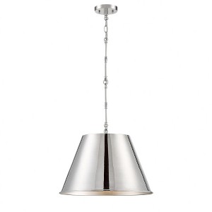 Savoy House Alden 1 - Light Pendant in  Polished Nickel - 1 of 4