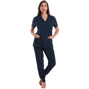 Just Love Women's V-Neck Scrub Set with Jogger Pants  Comfortable and Stylish Medical Uniform - 1 of 3