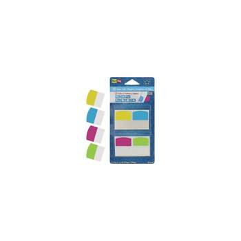 Post-it Tabs, 1 Solid, Red, Yellow, Blue, 66 Tabs & Dispenser per Pack, 3 Packs
