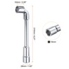 Unique Bargains High Carbon Steel Repairing L-Shaped Angled Double Box End Metric Hex Socket Wrench - 2 of 4