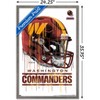 Trends International NFL Washington Commanders - Drip Helmet 22 Framed Wall Poster Prints - 3 of 4