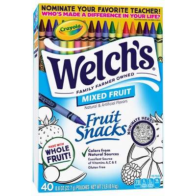 Welch's Fruit Snacks Mixed Fruit - 32oz/40ct