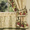 GoodGram Apple Blossom Complete 5 Pc. Kitchen Curtain Tier & Swag Set - 2 of 2