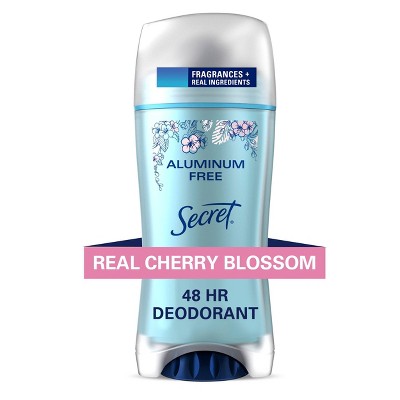 Secret Aluminum Free Deodorant for Women -Cherry Blossom - 2.4oz