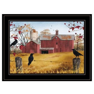 PAGED Modern Framed Wall Art for Living Room, Boho Wall Decor– "Autumn Gold" by Billy Jacobs, Hang Framed Print, Bathroom Wall Decor - 1 of 4