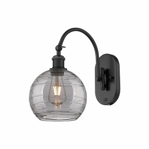 Athens Deco Swirl - 1 Light Arm Swivels Side to Side Wall Sconce In Industrial Style-13.38 Inches Tall and 8 Inches Wide - 1 of 1