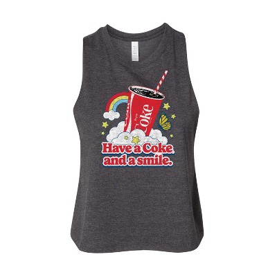 Women's - Coca-Cola - Have A Coke And A Smile Graphic Racerback Tank