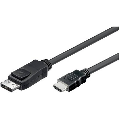 4XEM 10FT DisplayPort To HDMI Cable M/M - 10 ft DisplayPort/HDMI A/V Cable for Audio/Video Device, TV, Monitor, Projector