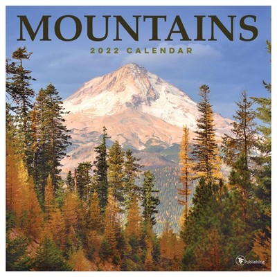2022 Wall Calendar Mountains - The Time Factory