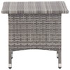 vidaXL Tea Table Gray 19.7 in.x19.7 in.x18.5 in. Poly Rattan - 2 of 4