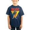 ACDC High Voltage Youth Boy's Navy T-Shirt - image 2 of 2